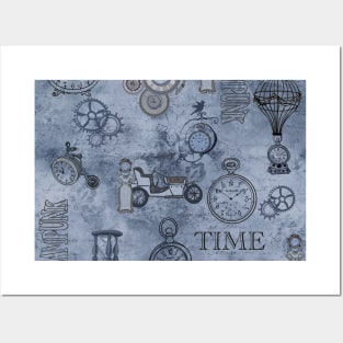 TIME a steampunk life Posters and Art